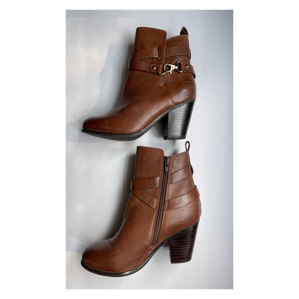 Aldo Dinoa Brown Ankle Boots Size 8